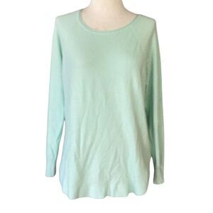 Staccato Mint Green Long Sleeve Pullover Sweater Women’s Large Soft